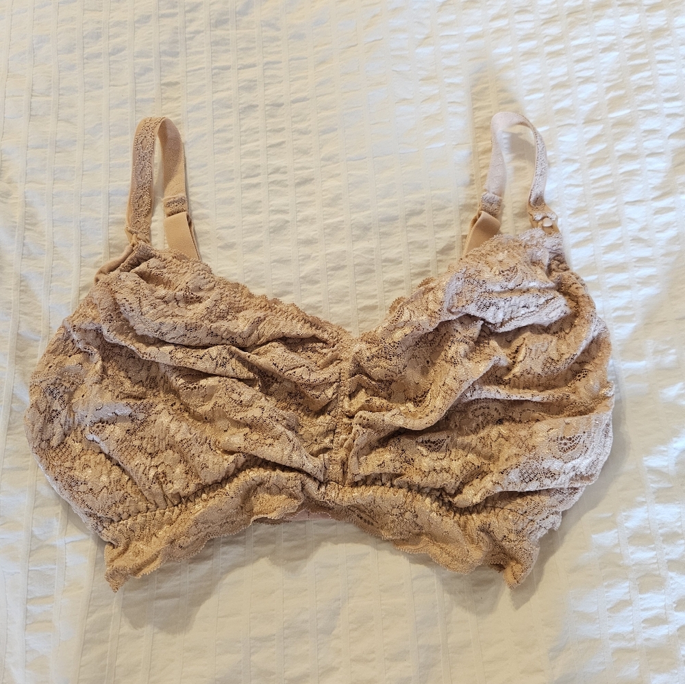 Cosabella Curvy Maternity Lace Bralette Size Large